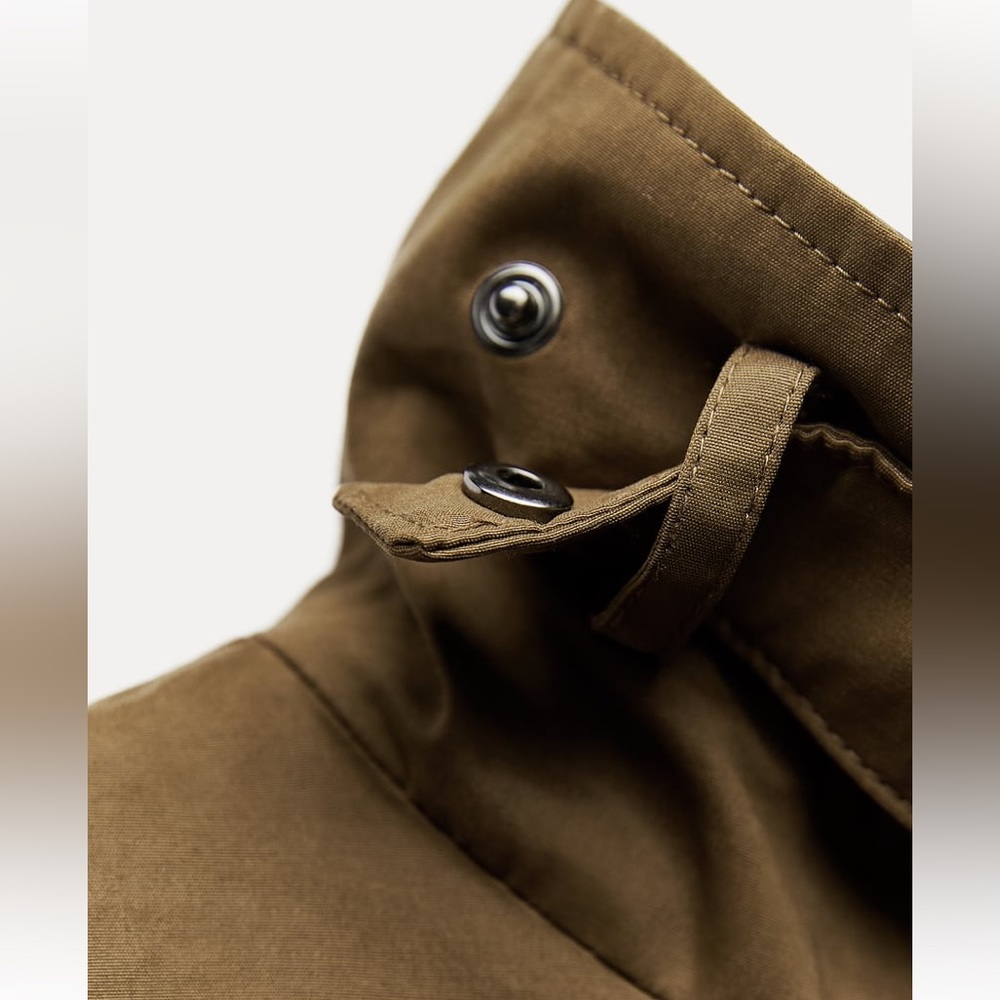 Zara water repellent trench coat - Picture 8 of 10